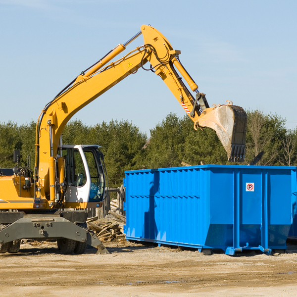 how many times can i have a residential dumpster rental emptied in Toftrees